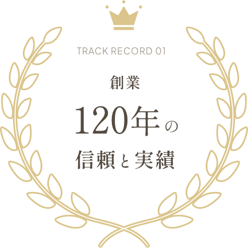 創業120年の信頼と実績