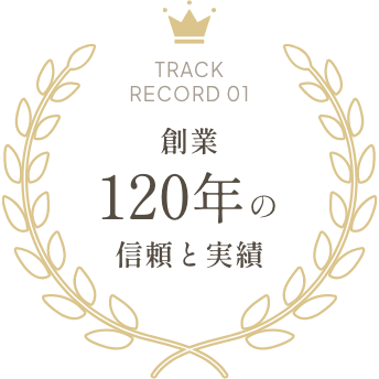 創業120年の信頼と実績