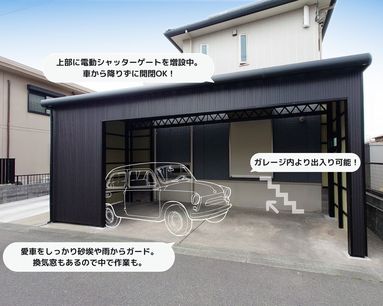 ガレージ増設工事！