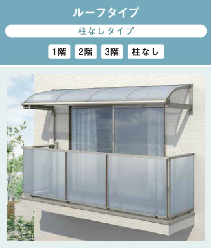 バルコニーに屋根がほしい
