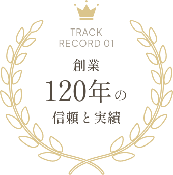 創業120年の信頼と実績