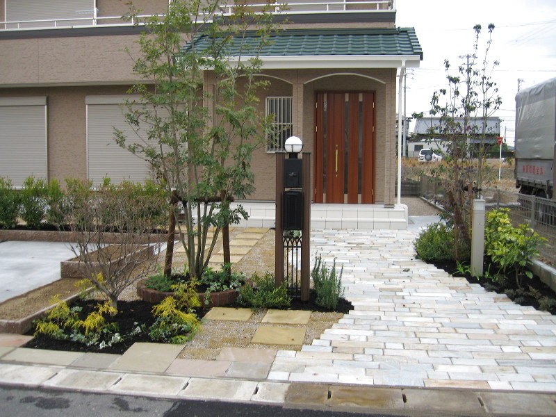 開放感のあるオープンエクステリア