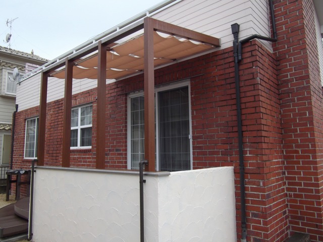 愛犬と遊べるガーデンルームのお庭