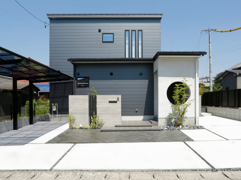 デザイナーズ住宅に似合うモダン外構