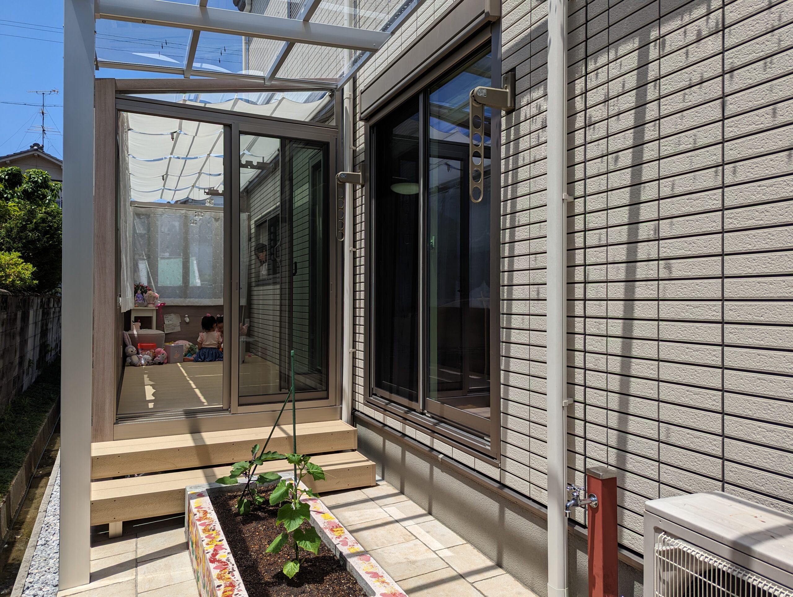 ガーデンルームでお庭を有効活用