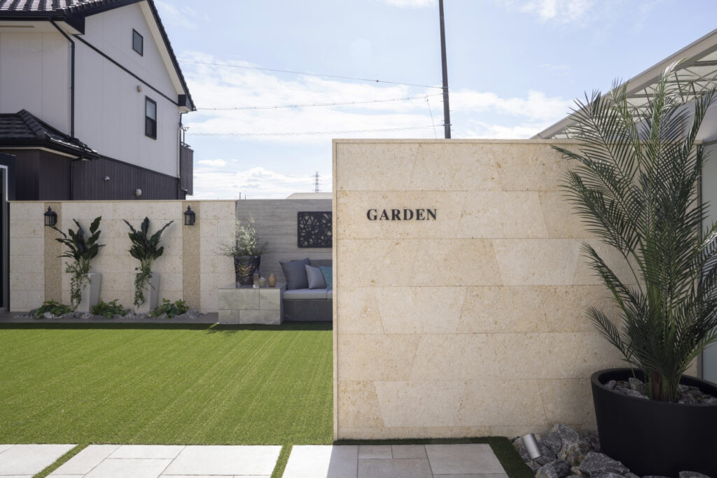 海部郡大治町　お庭に屋外用フェイクグリーン