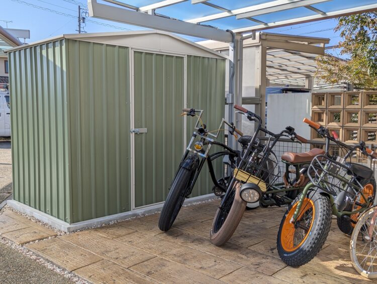 あま市　ユーロ物置を設置させていただきました