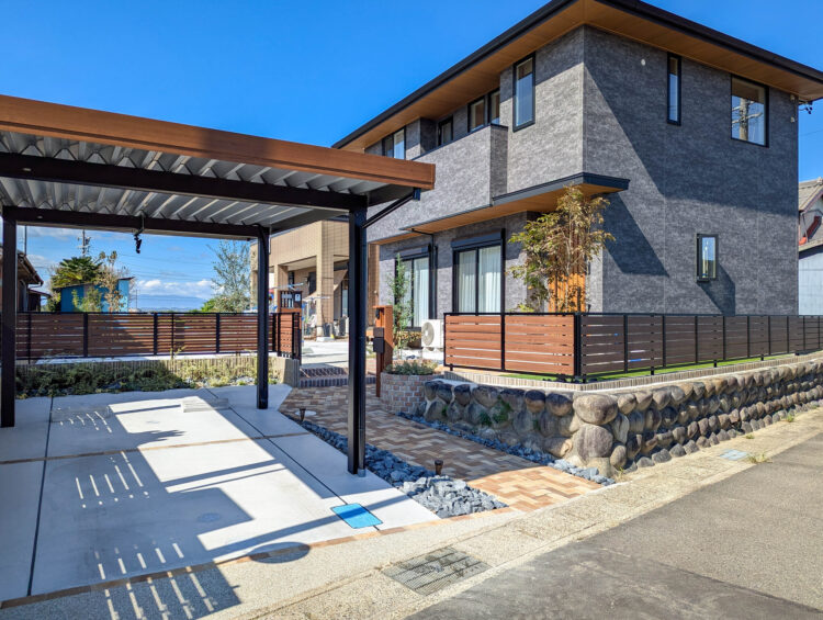 弥富市　新築外構の施工事例を追加しました