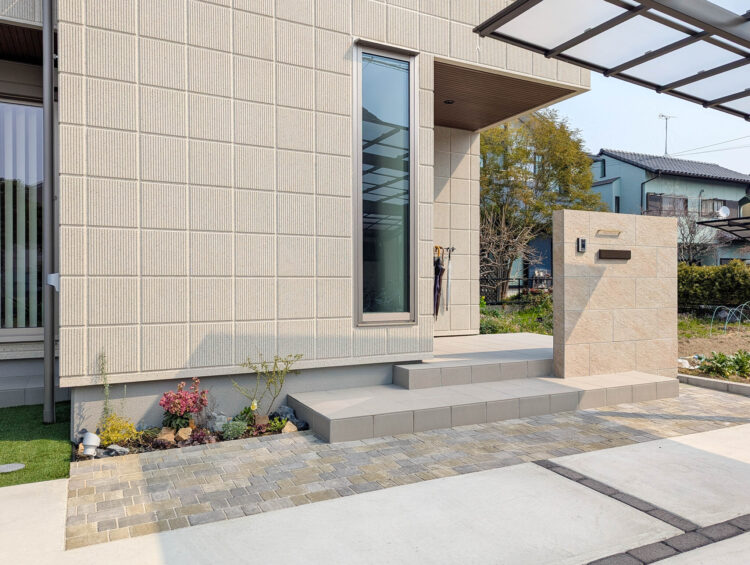 一宮市　新築外構の施工事例を追加しました