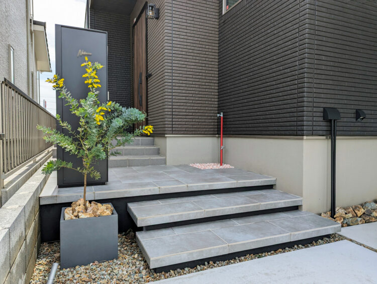 岐阜市　新築外構の施工事例を追加しました