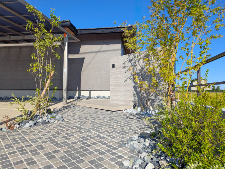 愛西市　新築外構の施工事例を追加しました